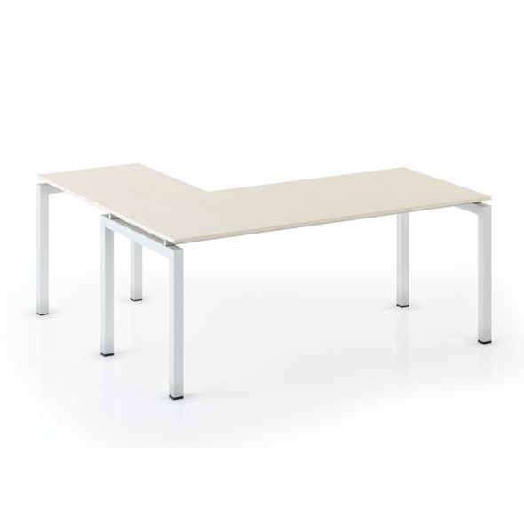 Stôl PRIMO SQUARE L 1800 x 1800 mm, breza