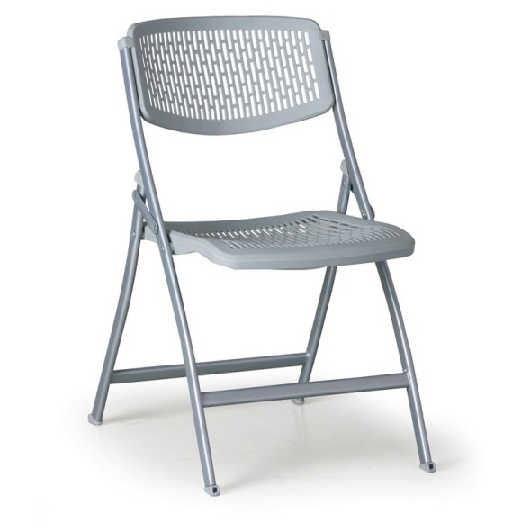 Skladacia stolička CLICK, sivá