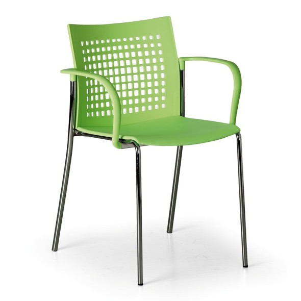 Jedálenská stolička COFFEE BREAK, zelená