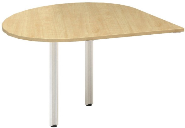 Stôl zakončovací pravý, 1200 x 1200 x 735 mm, divoká hruška
