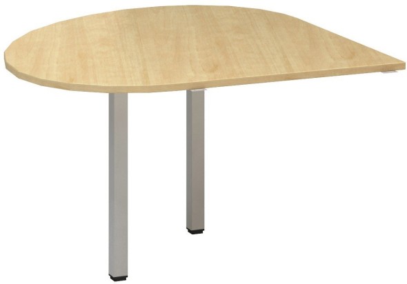 Stôl zakončovací pravý, 1200 x 1200 x 742 mm, divoká hruška