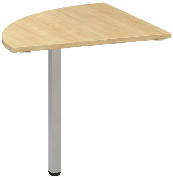 Stôl zakončovací, 800 x 800 x 74 mm, divoká hruška