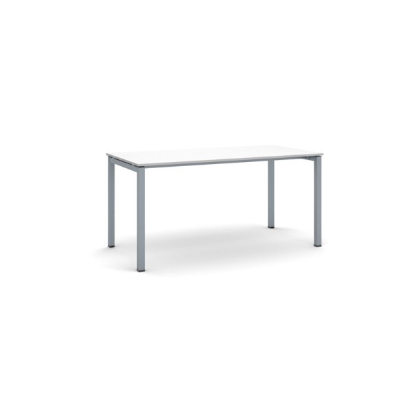Rokovací stôl PRIMO SQUARE 1600 x 800 x 750 mm, biela