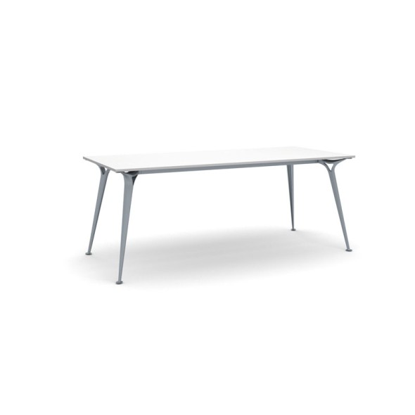 Rokovací stôl PRIMO ALFA 2000 x 900 mm, biela