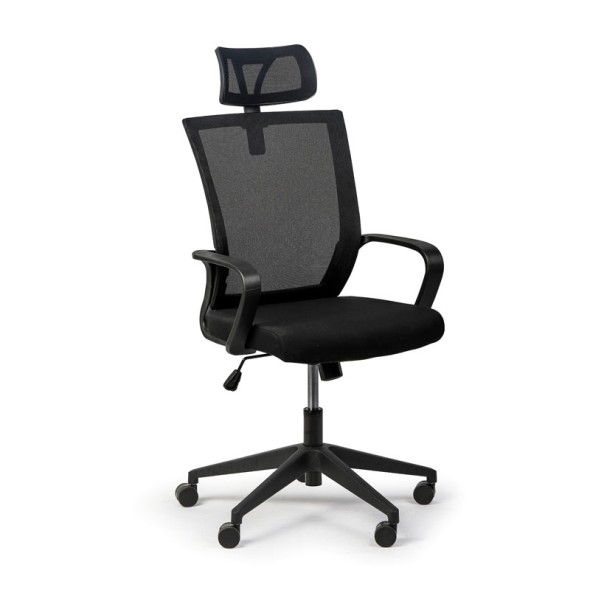 Kancelárska stolička BASIC, čierna