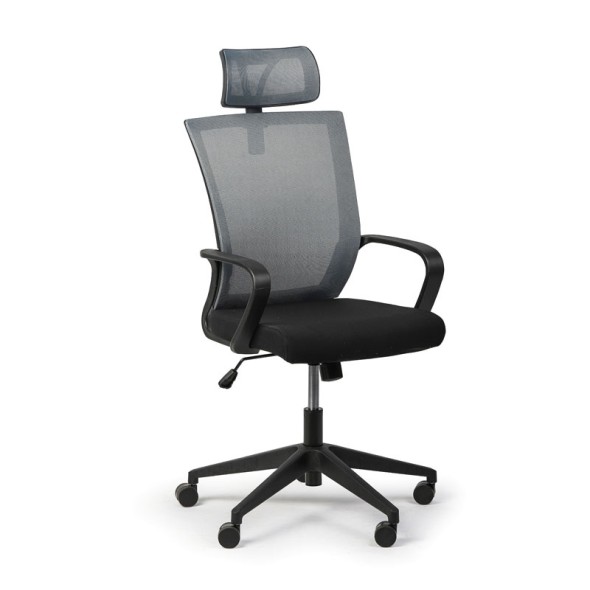 Kancelárska stolička BASIC, sivá