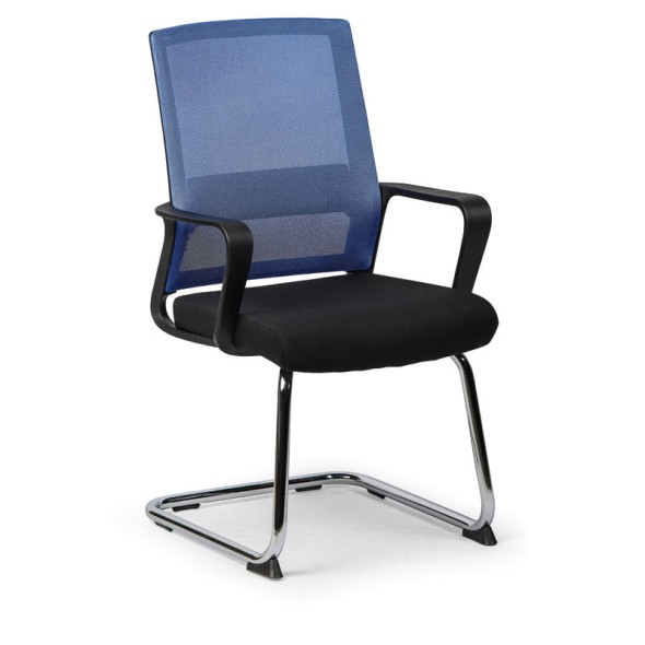 Konferenčná stolička LOW, modrá