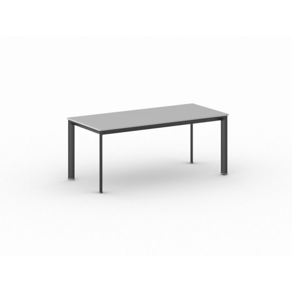 Rokovací stôl PRIMO INVITATION 1800 x 800 x 740 mm, sivá