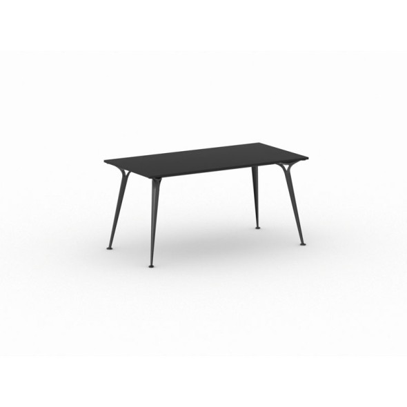 Rokovací stôl PRIMO ALFA 1600 x 800 mm, grafitová