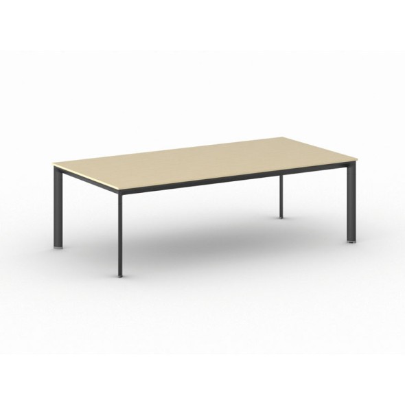 Rokovací stôl PRIMO INVITATION 2400 x 1200 x 740 mm, breza