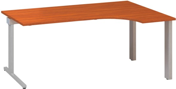 Rohový písací stôl CLASSIC C, pravý, čerešňa