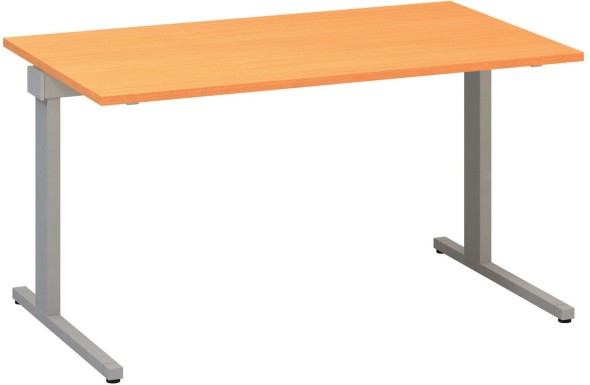 Kancelársky písací stôl CLASSIC C, 1200 x 800 mm, dezén divoká hruška