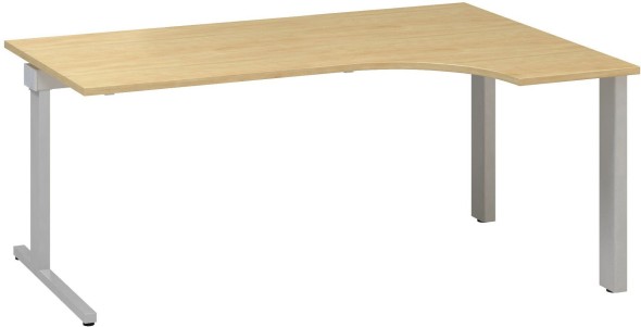 Rohový písací stôl CLASSIC C, pravý, divoká hruška