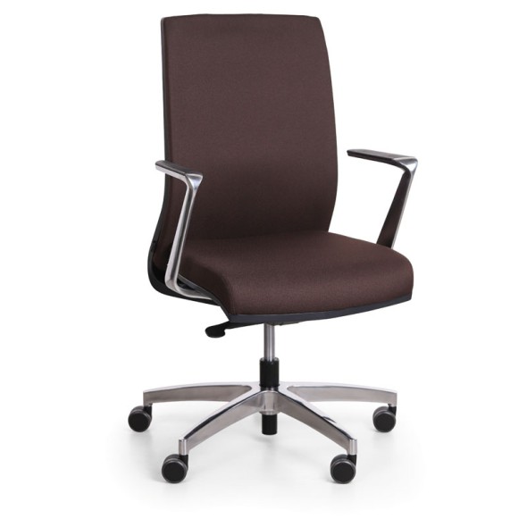Kancelárska stolička TITAN, hnedá