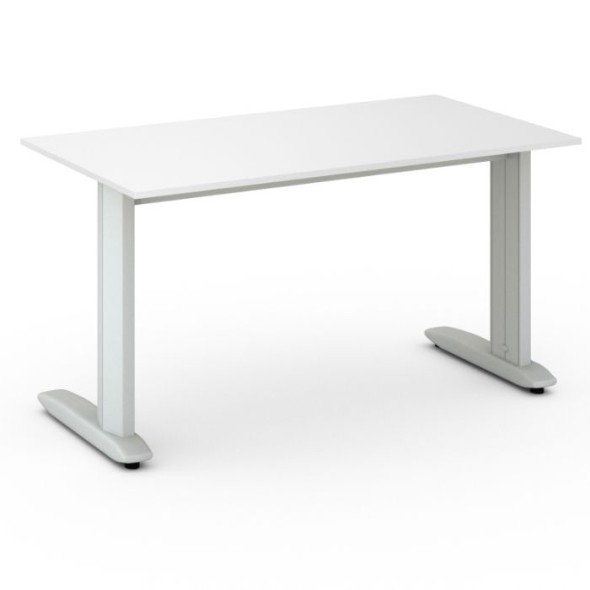 Kancelársky stôl PRIMO FLEXIBLE 1400 x 800 mm, biela