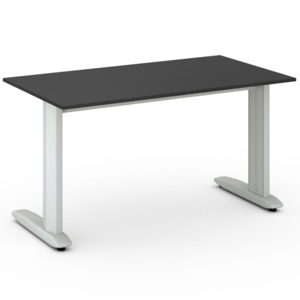 Kancelársky stôl PRIMO FLEXIBLE 1400 x 800 mm, grafitová