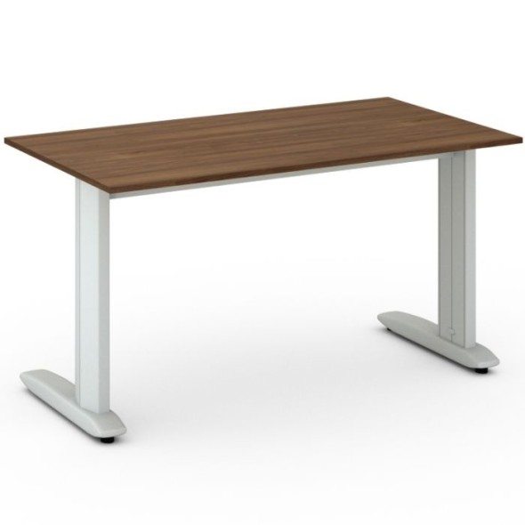 Kancelársky stôl PRIMO FLEXIBLE 1400 x 800 mm, orech
