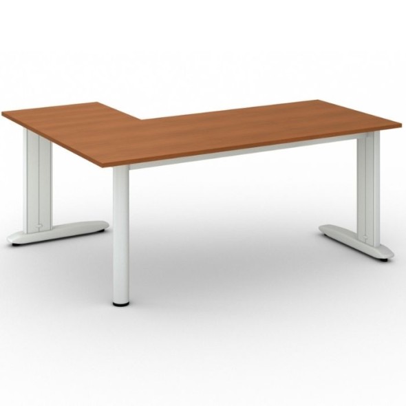 Kancelársky stôl PRIMO FLEXIBLE L 1800 x 1400 mm, čerešňa