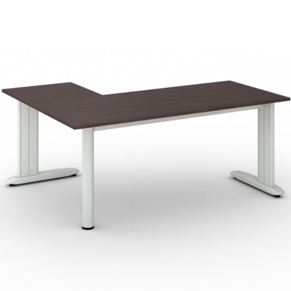 Kancelársky stôl PRIMO FLEXIBLE L 1800 x 1400 mm, wenge