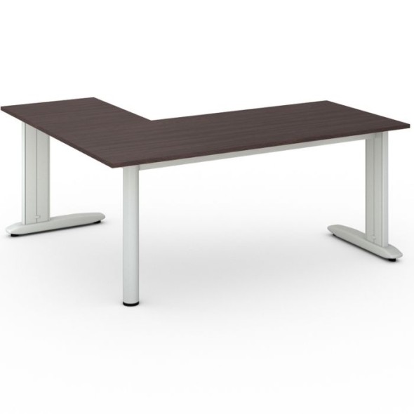 Kancelársky stôl PRIMO FLEXIBLE L 1800 x 1600 mm, wenge