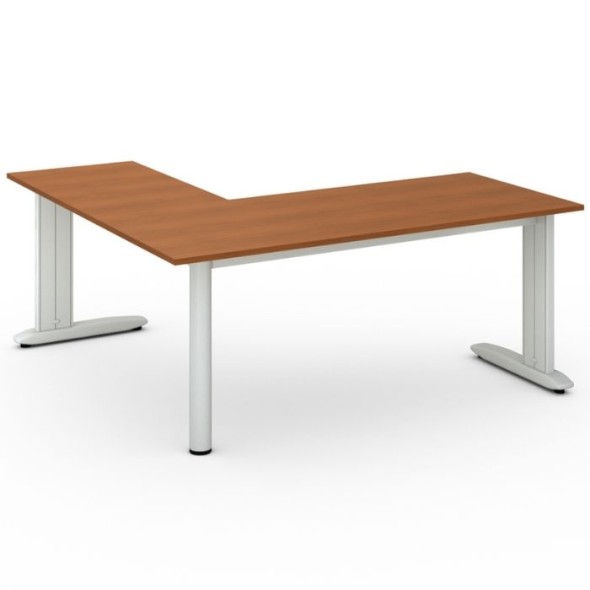 Kancelársky stôl PRIMO FLEXIBLE L 1800 x 1800 mm, čerešňa