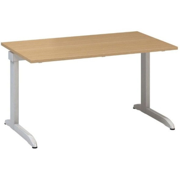 Kancelársky písací stôl CLASSIC C, 1400 x 800 mm, buk