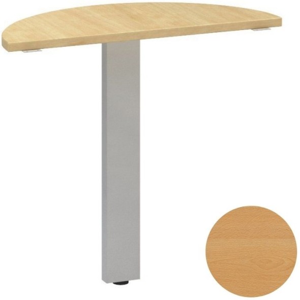 Stôl zakončovací, 800 x 350 x 742 mm, buk