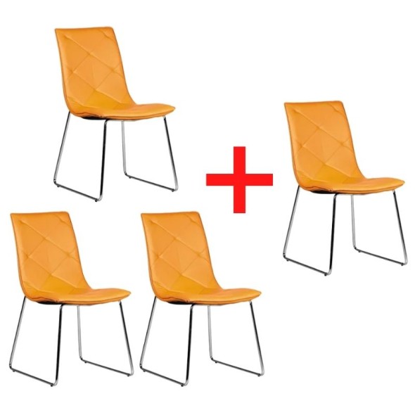 Konferenčná stolička ARID, 3+1 ZADARMO, Oranžová