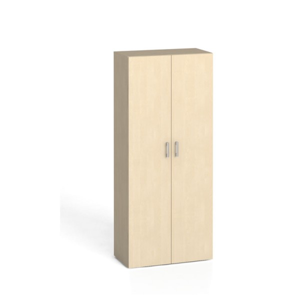Kancelárska skriňa s dverami KOMBI, 4 police, 1865x800x400 mm, breza
