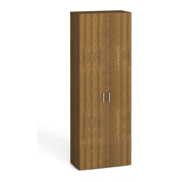 Kancelárska skriňa s dverami KOMBI, 5 polic, 2233 x 800 x 400 mm, orech