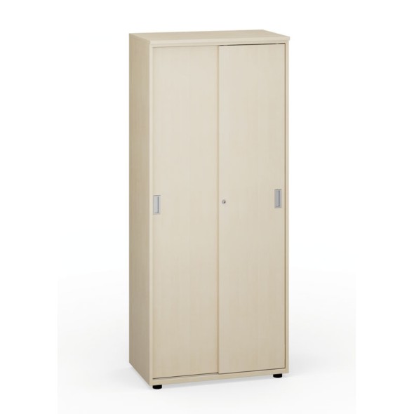 Kancelárska skriňa so zasúvacími dverami PRIMO Classic, 1781x800x420 mm, breza