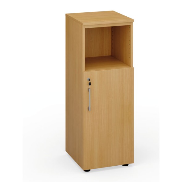 Kancelárska skriňa kombinovaná s dverami PRIMO Classic, 1087 x 400 x 420 mm, buk