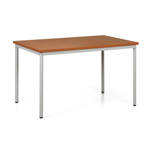 Jedálenský stôl TRIVIA, svetlosivá konštrukcia, 1200 x 800 mm, čerešňa