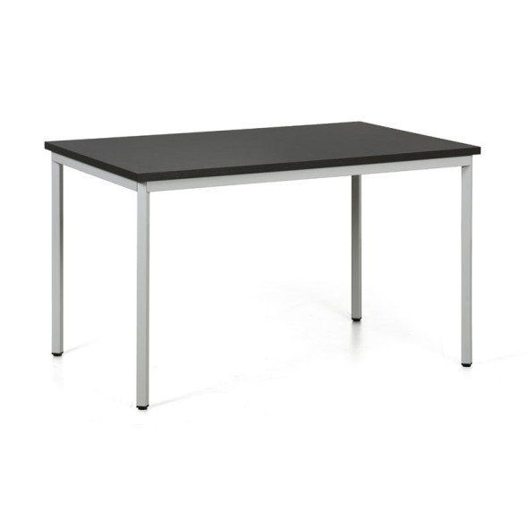 Jedálenský stôl TRIVIA, svetlosivá konštrukcia, 1200 x 800 mm, wenge