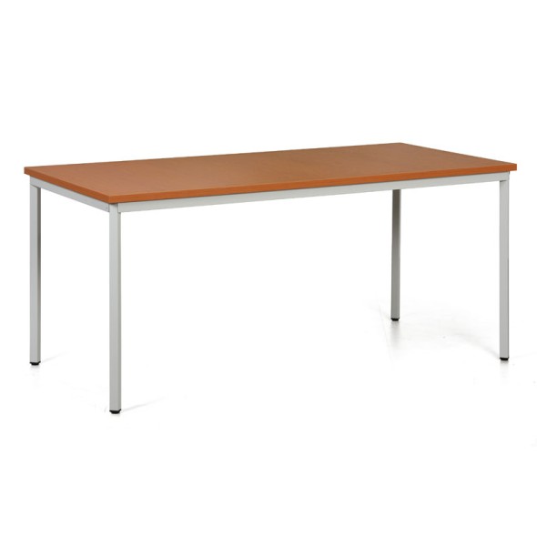 Jedálenský stôl TRIVIA, svetlosivá konštrukcia, 1600 x 800 mm, čerešňa