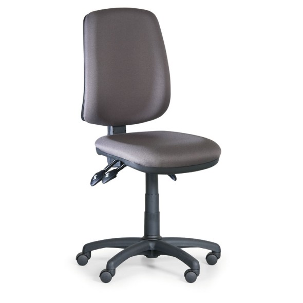 Kancelárska stolička ATHEUS bez podpierok rúk, sivá