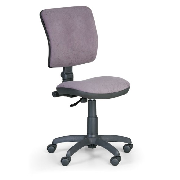 Kancelárska stolička MILANO II bez podpierok rúk, sivá