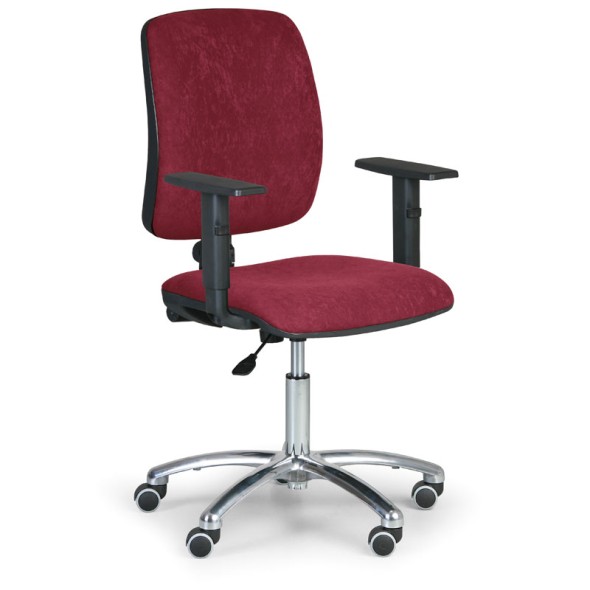 Kancelárska stolička TORINO II, červená