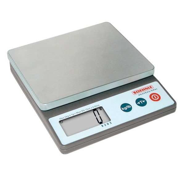 Kancelárska nerezová váha SOEHNLE Professional 9203, 5 kg
