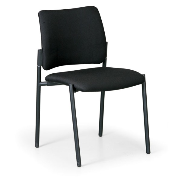 Konferenčná stolička ROCKET bez podpierok, čierna
