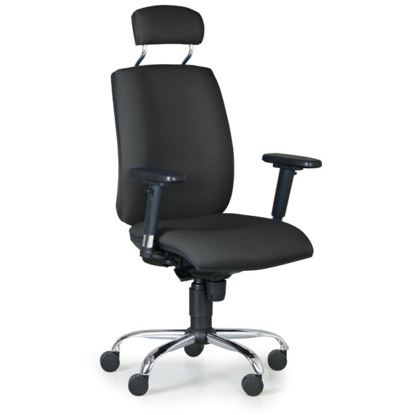 Kancelárska stolička FLEXIBLE, čierna