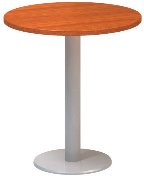 Kulatý konferenční stůl CLASSIC A, průměr 700 mm, deska třešeň