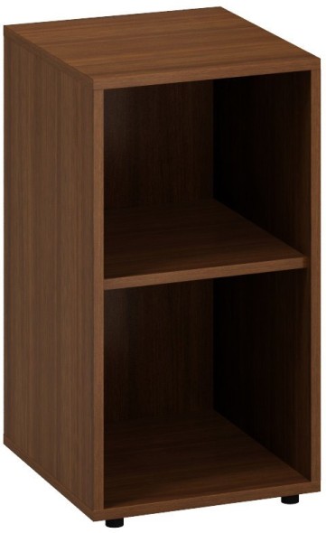 Kancelářská skříň bez dveří CLASSIC A, 400 x 450 x 735 mm, ořech