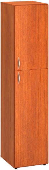 Dvoudílná skříň CLASSIC, 400 x 470 x 1780 mm, pravé dveře, třešeň