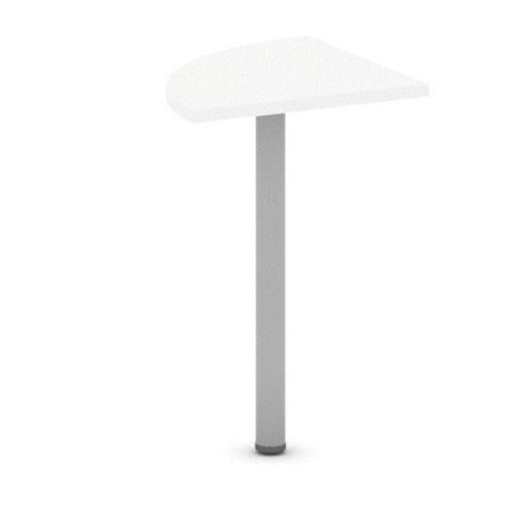 Spojovací stolek MIRELLI A+, 800 x 800 x 750 mm, bílá
