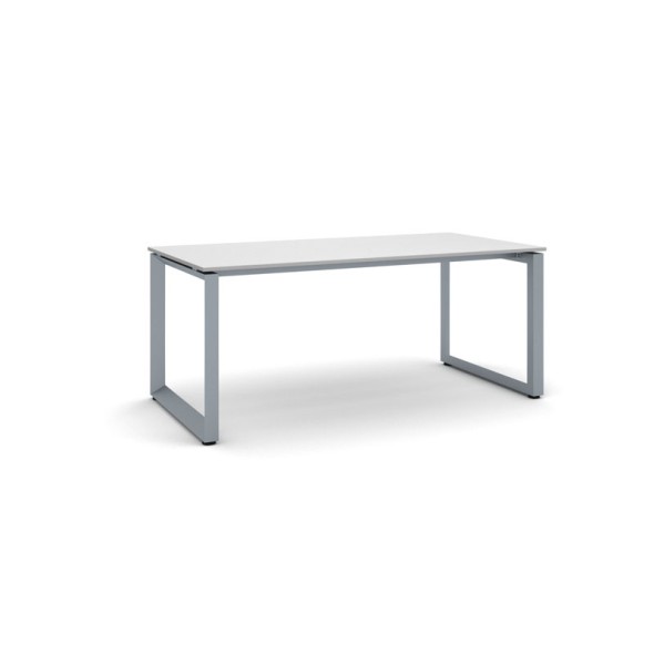 Kancelářský stůl PRIMO INSPIRE, šedostříbrná podnož, 1800 x 900 mm, šedá