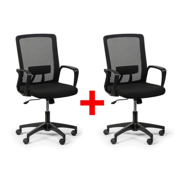 Kancelářská židle BASE 1+1 ZDARMA, černá