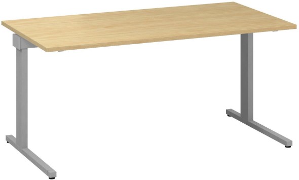 Kancelářský psací stůl CLASSIC C, 1600 x 800 mm, divoká hruška
