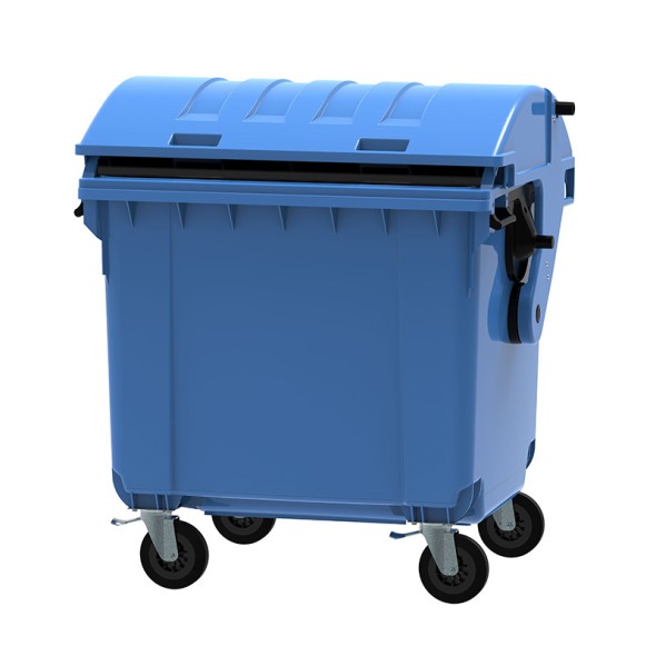 Plastový kontejner na třídění odpadu CLE 1100, modrý