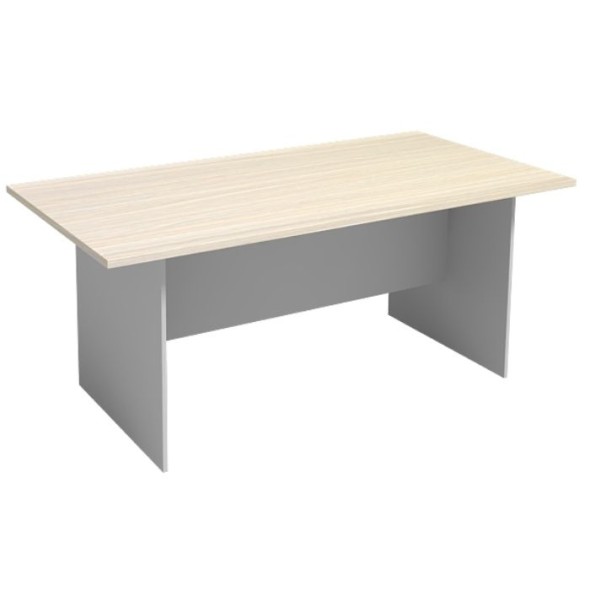 Jednací stůl PRIMO 1800 x 900 mm, hranatý, šedá / bříza